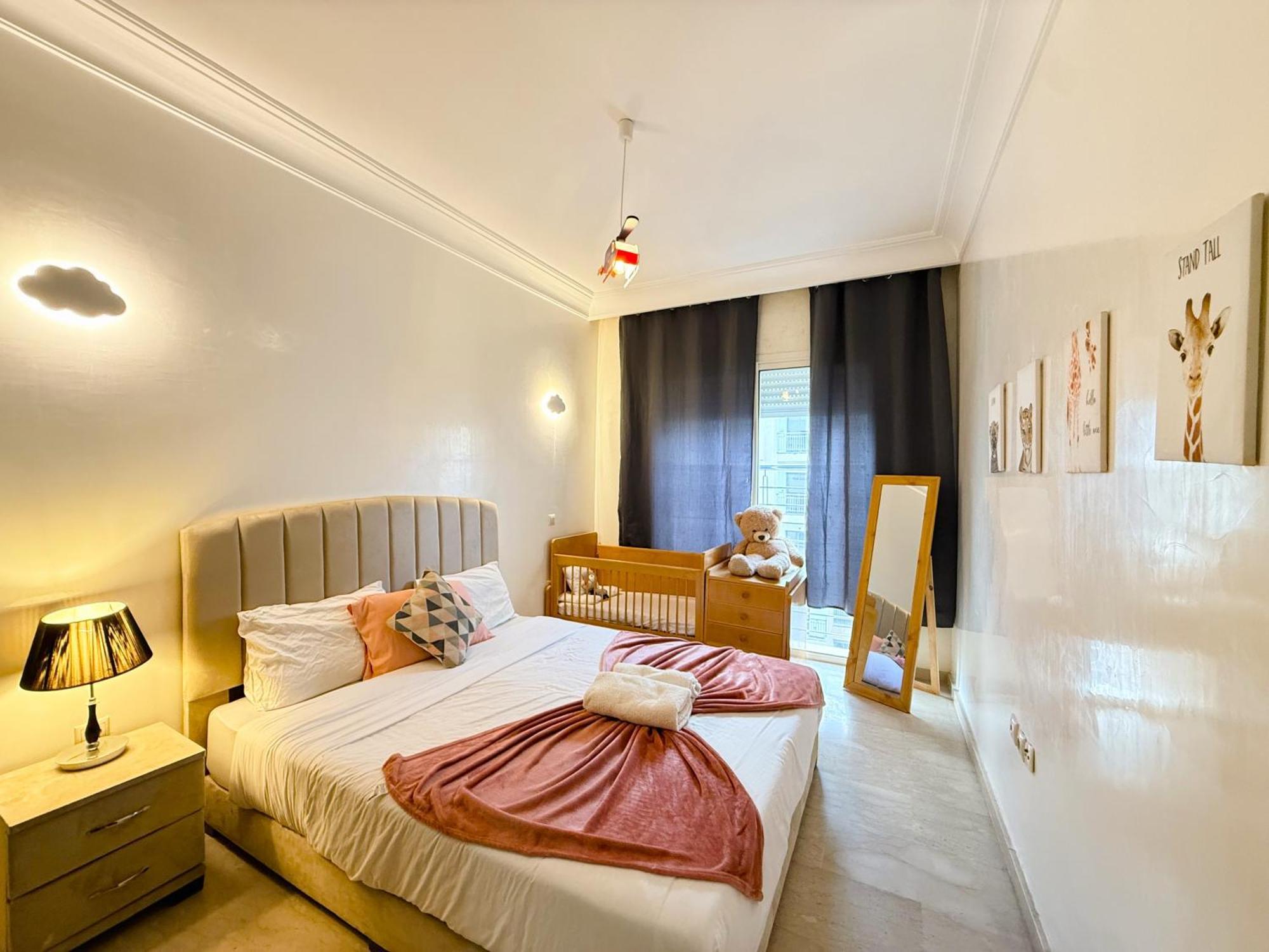 Cosy Greeny 3 Bdr - Downtown Near Oasis Train And Tramway คาซาบลังกา ภายนอก รูปภาพ