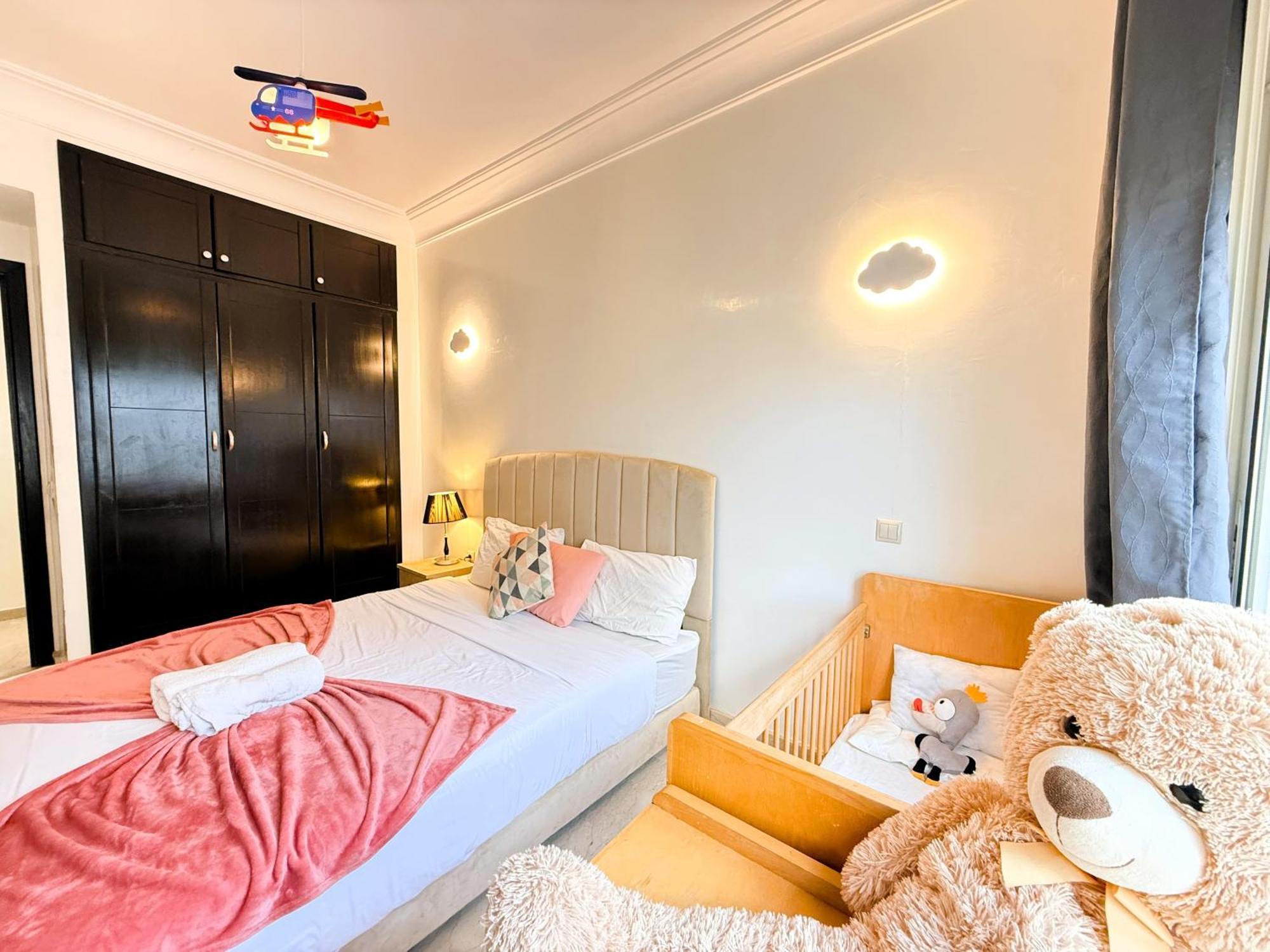 Cosy Greeny 3 Bdr - Downtown Near Oasis Train And Tramway คาซาบลังกา ภายนอก รูปภาพ