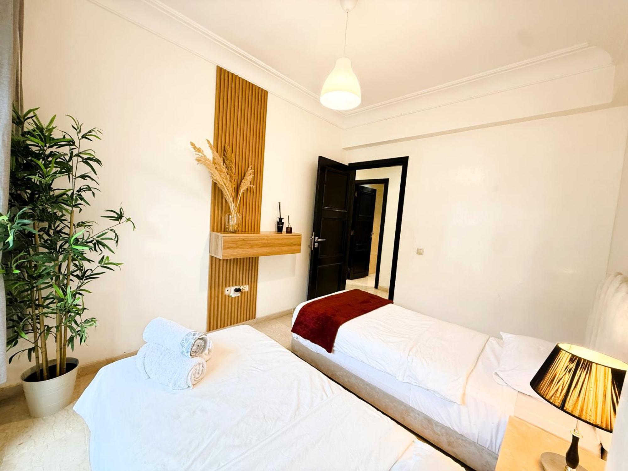 Cosy Greeny 3 Bdr - Downtown Near Oasis Train And Tramway คาซาบลังกา ภายนอก รูปภาพ